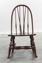 Load image into Gallery viewer, Dark Pine Windsor Rocking Chair
