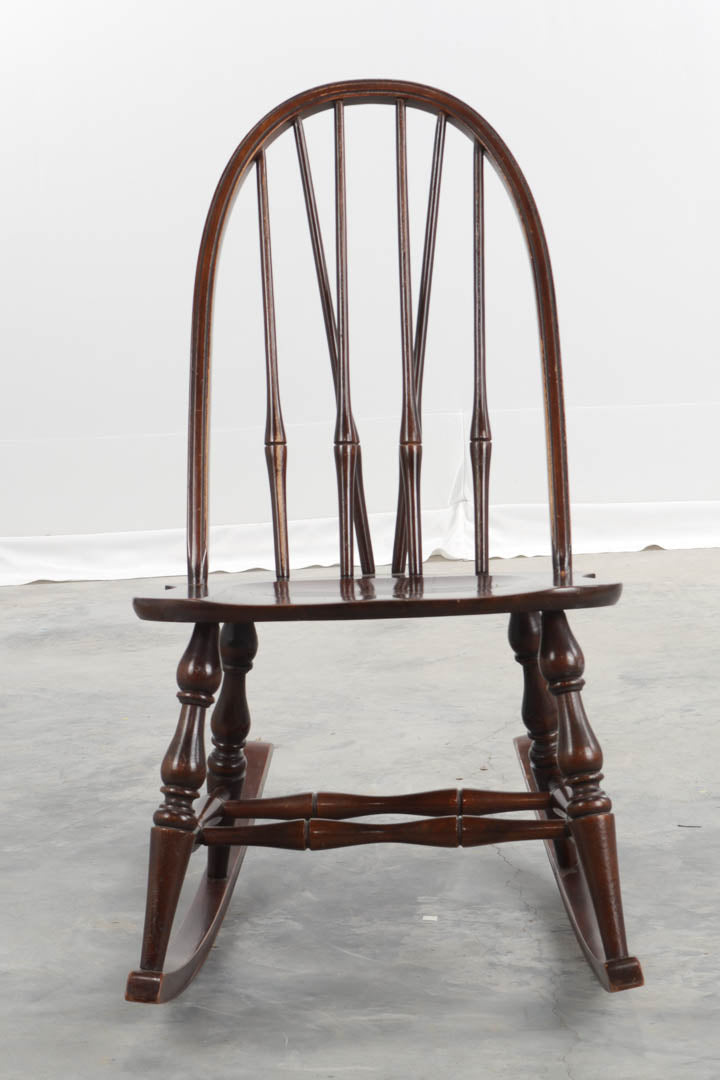 Dark Pine Windsor Rocking Chair