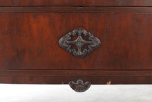 Load image into Gallery viewer, Dark Walnut 4-Drawer Dresser with Tilting Mirror
