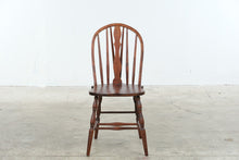 Load image into Gallery viewer, Traditional Windsor Bow Back Wood Dining Chair with Turned Legs
