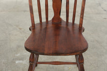 Load image into Gallery viewer, Traditional Windsor Bow Back Wood Dining Chair with Turned Legs
