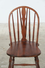 Load image into Gallery viewer, Traditional Windsor Bow Back Wood Dining Chair with Turned Legs
