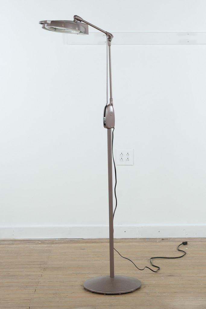 Vintage Dazor Model 1410AR Magnifying Floor Lamp