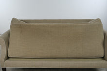Load image into Gallery viewer, Traditional Beige Upholstered Sofa with Rolled Arms and Loose Cushions
