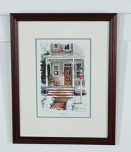 Load image into Gallery viewer, William Mangum Signed “Deck the Halls” Framed Print – Gallery Edition
