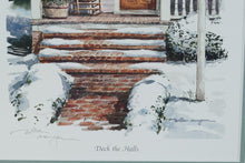 Load image into Gallery viewer, William Mangum Signed “Deck the Halls” Framed Print – Gallery Edition
