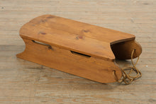 Load image into Gallery viewer, Decorative Pine Sled – Rustic Display Piece
