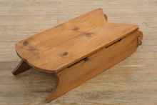Load image into Gallery viewer, Decorative Pine Sled – Rustic Display Piece
