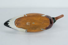 Load image into Gallery viewer, Hand-Painted Wooden Duck Decoy – Mallard Drake Style
