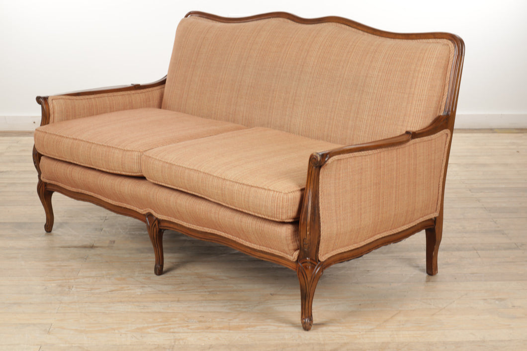 Deep French Provincial Loveseat