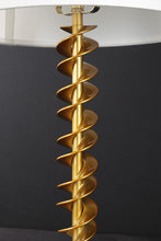 Load image into Gallery viewer, Deep Gold Spiral Lamp - Pacific Coast
