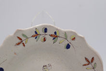 Load image into Gallery viewer, Antique European Folk Art Pottery Plate Woman Figure Hand Painted 7 Inch
