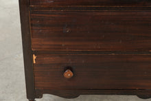 Load image into Gallery viewer, Vintage 1920s–1930s Mahogany Four-Drawer Dresser Chest
