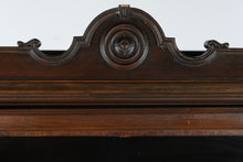Load image into Gallery viewer, Depression Era Jacobean Revival Glass Door Display Cabinet
