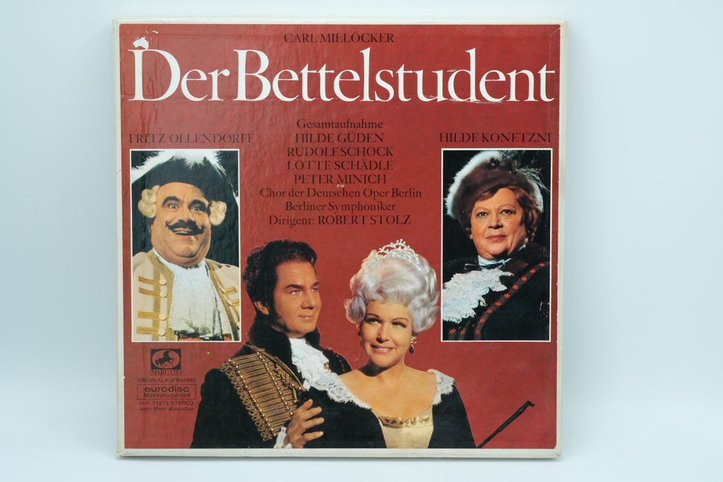 Carl Millöcker – Der Bettelstudent (1966, Marcato 74 269/74 271) – 2xLP Operetta Box Set – VG+