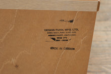 Load image into Gallery viewer, Teak Media Console Cabinet with Frosted Glass Doors and Metal Legs
