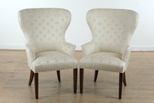 Load image into Gallery viewer, Designer Upholstered Wing Chairs by Jessica Charles
