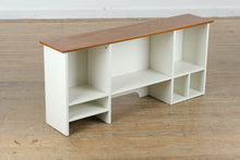 Load image into Gallery viewer, Two-Tone Desktop Organizer with Open Shelves
