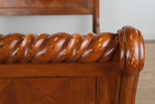 Load image into Gallery viewer, Diamond Patterned Solid Pine Queen Bed
