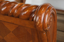 Load image into Gallery viewer, Diamond Patterned Solid Pine Queen Bed
