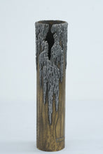 Load image into Gallery viewer, Dimitris Katsoulis Greek Modernist Metal Sculpture Vase Signed 10 Inch
