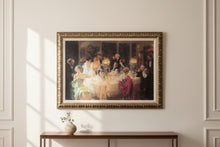 Load image into Gallery viewer, Jules Alexandre Grun The End of Dinner Print Framed Wall Art 43x31
