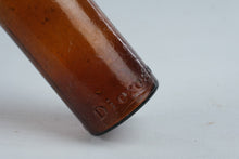 Load image into Gallery viewer, Antique Dioxogen Amber Glass Medicine Bottle Oakland Chemical Company 7 Inch
