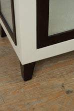 Load image into Gallery viewer, Sofía Vergara Savona White Curio Cabinet with Textured Glass Doors
