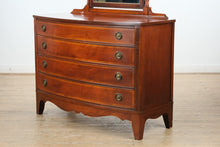 Load image into Gallery viewer, Ashford Mahogany Bow Front Dresser with Tilting Mirror - Dixie Furniture
