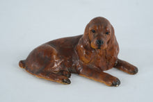 Load image into Gallery viewer, Vintage Cocker Spaniel Figurine Brown Dog Molded Resin Japan
