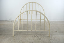 Load image into Gallery viewer, Vintage Cream Metal Arched Full Size Bed
