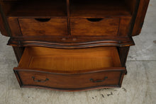 Load image into Gallery viewer, Traditional Burl Wood Armoire Entertainment Cabinet and Office Storage
