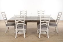 Load image into Gallery viewer, Double Pedestal Farmhouse Dining Set - Riverside
