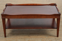 Load image into Gallery viewer, Double Tiered Tray Top Coffee Table
