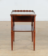 Load image into Gallery viewer, Blaire Forest Double-Tiered Wooden Side Table
