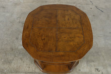 Load image into Gallery viewer, Traditional Oak Octagonal End Table with Open Shelves
