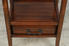Load image into Gallery viewer, Traditional Cherry Finish One Drawer End Table with Shelf
