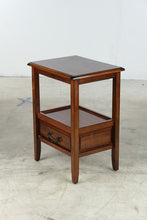 Load image into Gallery viewer, Traditional Cherry Finish One Drawer End Table with Shelf
