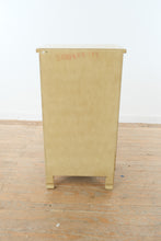 Load image into Gallery viewer, Hand Painted Floral Accent Cabinet Vintage Style Wood Storage Cabinet 20 Inch
