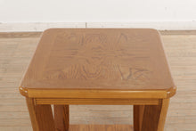 Load image into Gallery viewer, Double Tiered Oak Side Table
