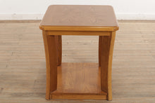 Load image into Gallery viewer, Double Tiered Oak Side Table
