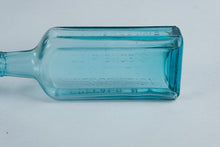 Load image into Gallery viewer, Antique Dr Miles Nervine and Dr Pierces Prescription Aqua Glass Bottles Lot of 2
