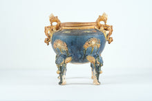 Load image into Gallery viewer, Chinese Tang San Cai Statue-Phoenix Ears Tripod pot
