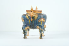 Load image into Gallery viewer, Chinese Tang San Cai Statue-Phoenix Ears Tripod pot
