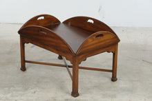 Load image into Gallery viewer, Drexel Heritage Signers Collection Mahogany Butler's Tray Coffee Table
