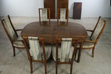 Load image into Gallery viewer, Drexel Heritage Et Cetera Dining Table and 6 Chairs with 2 Leaves
