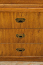 Load image into Gallery viewer, Drexel Passage Campaigner Illuminated China Cabinet with Glass Display
