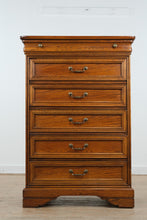 Load image into Gallery viewer, Drexel Solid Oak Chest of Drawers
