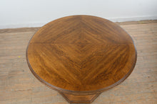 Load image into Gallery viewer, Drexel Esperanto Collection Round Oak Pedestal Dining Table
