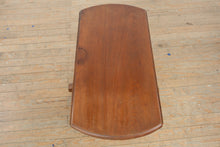 Load image into Gallery viewer, Antique Rotating Top Drop Leaf Coffee Table with Casters
